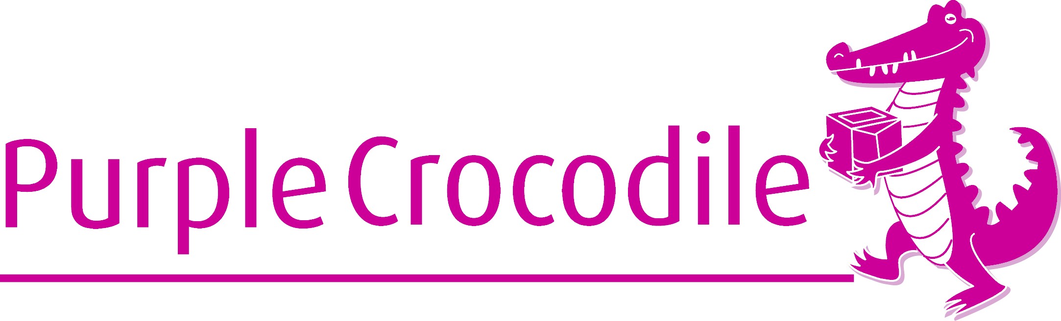 The Purple Crocodile™ logo